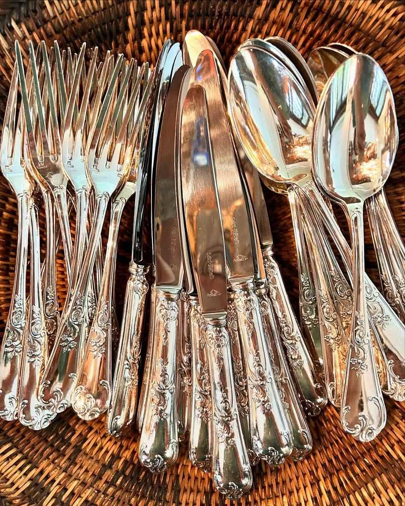 Antique Silverware Set