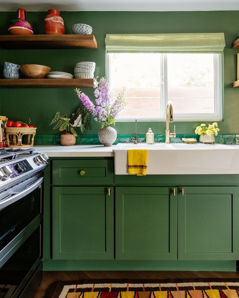 Bold Cabinet Colors