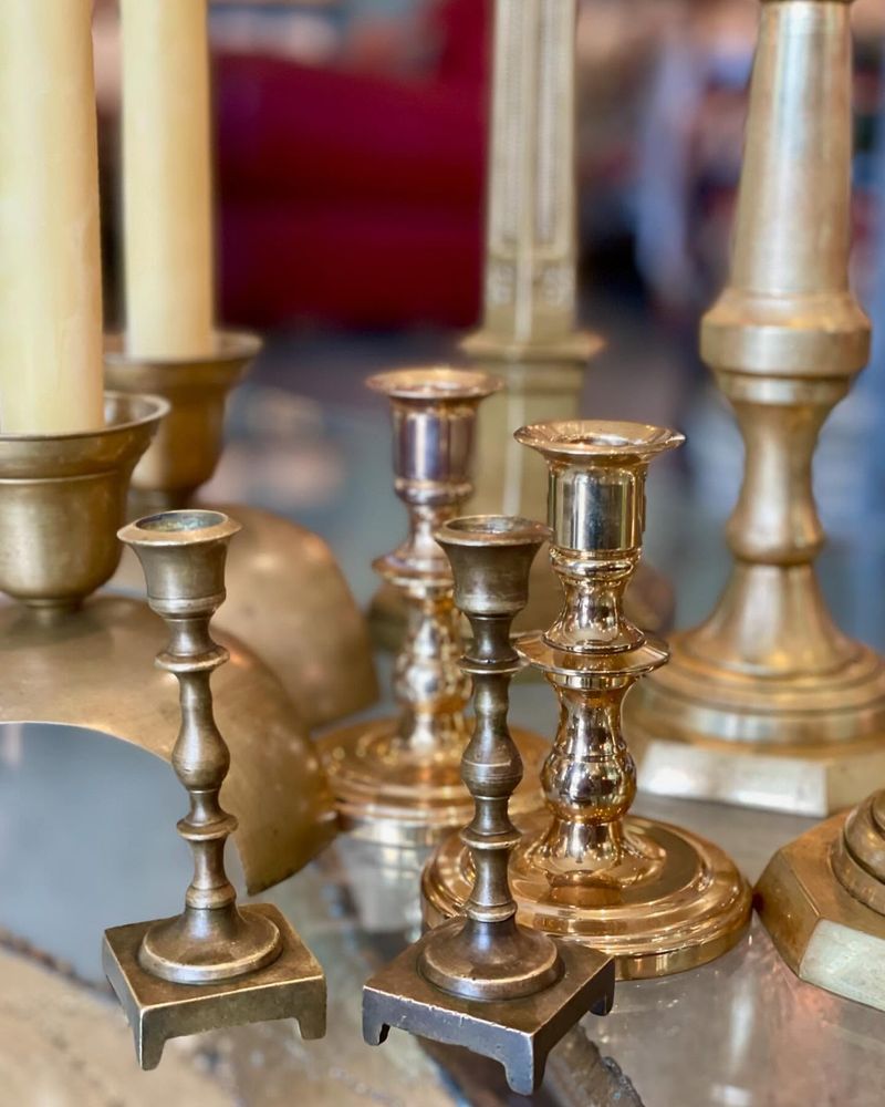 Classic Brass Candlesticks