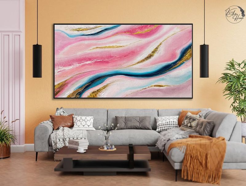 Oversized Abstract Art