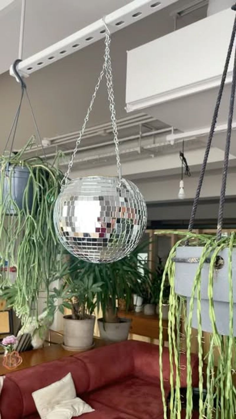 Rotating Disco Ball