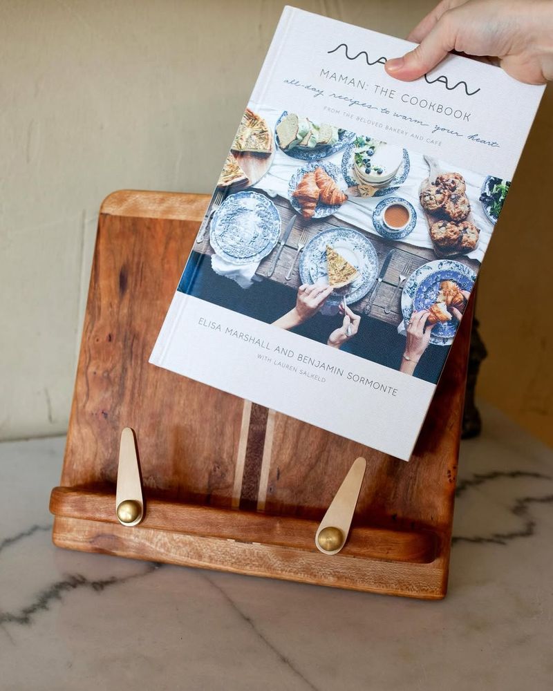 Rustic Cookbook Display