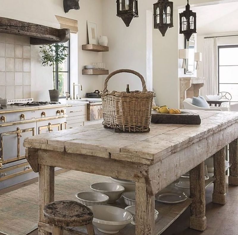 Rustic Kitchen Island