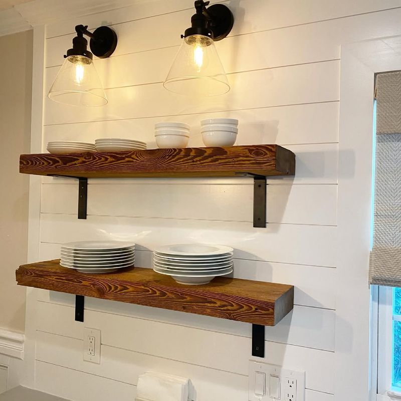 Rustic Wooden Shelves