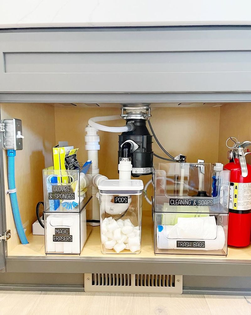 Utilize Under-Sink Storage