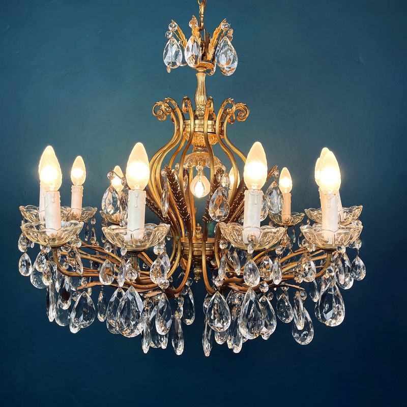 Vintage Crystal Chandelier