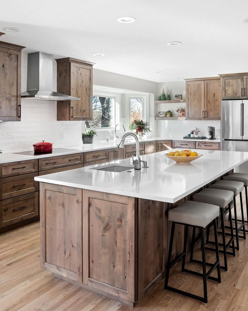 Weathered Wood Cabinets