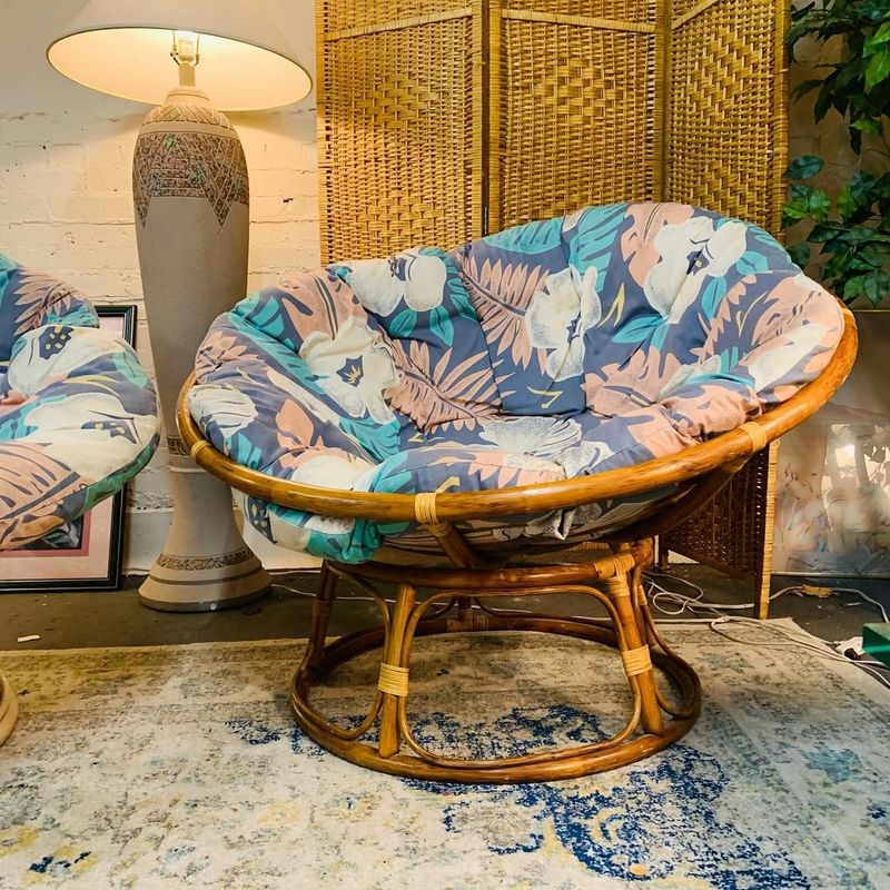 Rattan Papasan Chair