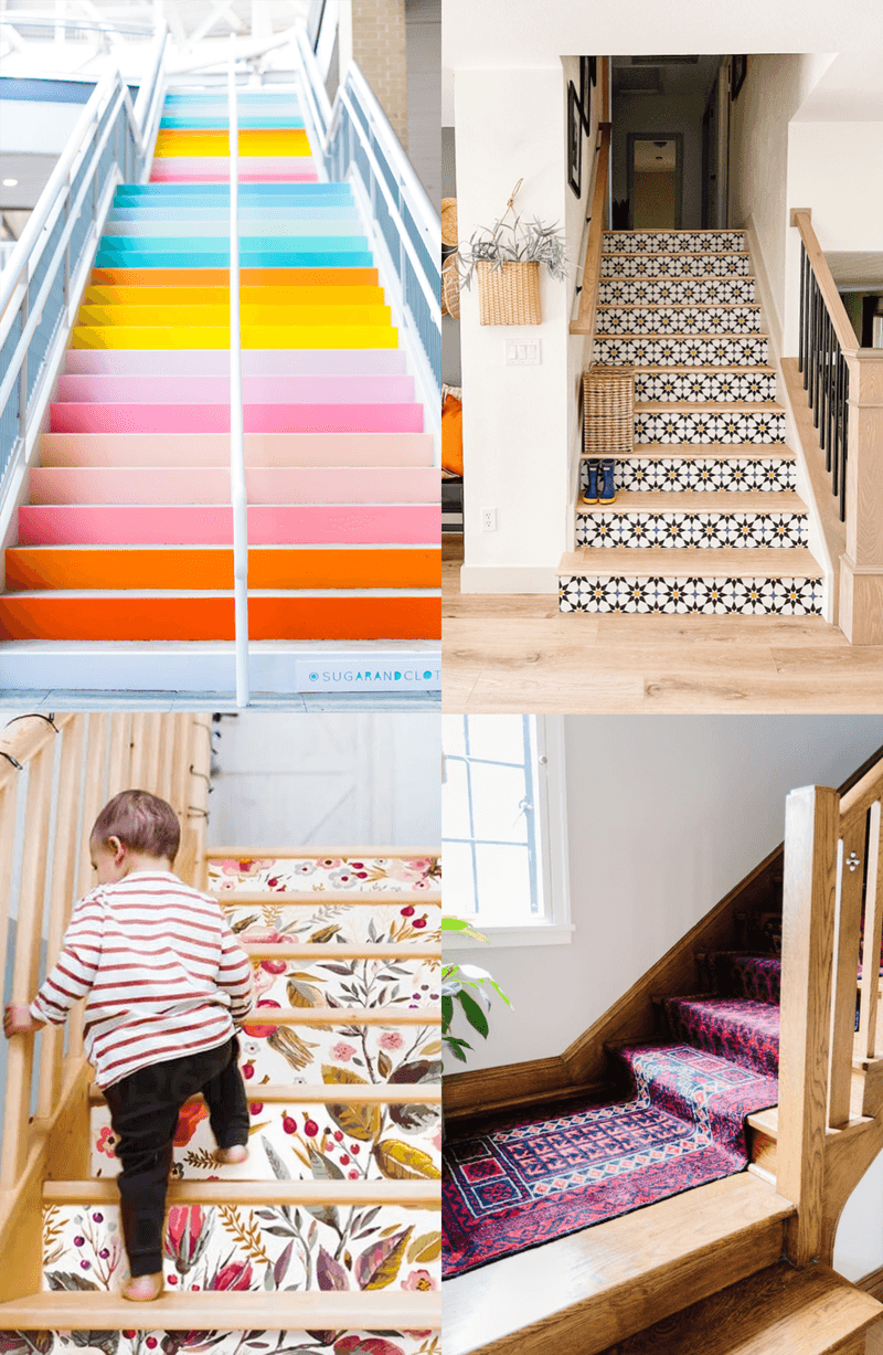 Stripe Your Stair Risers
