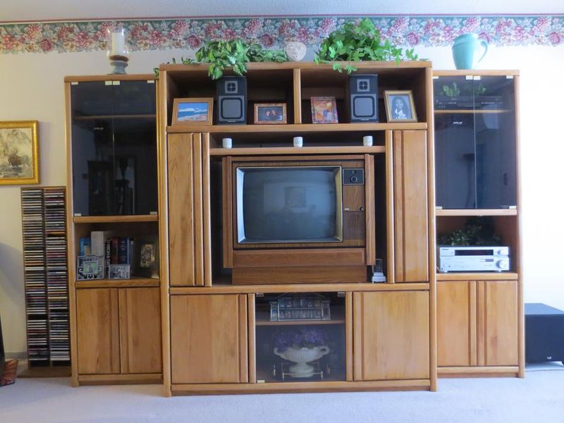 Oak Entertainment Center