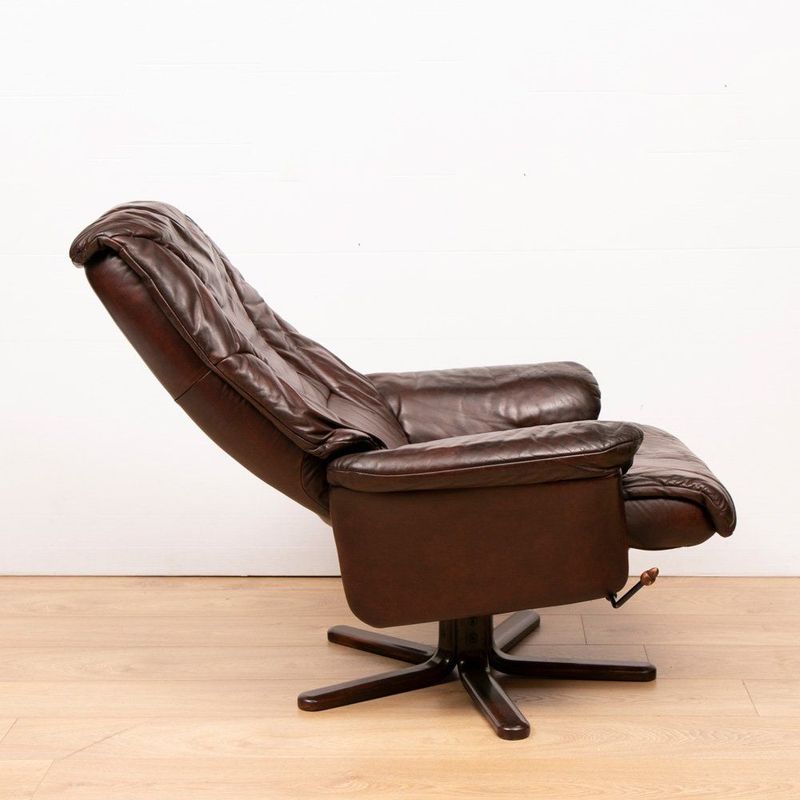 Brown Leather Recliner