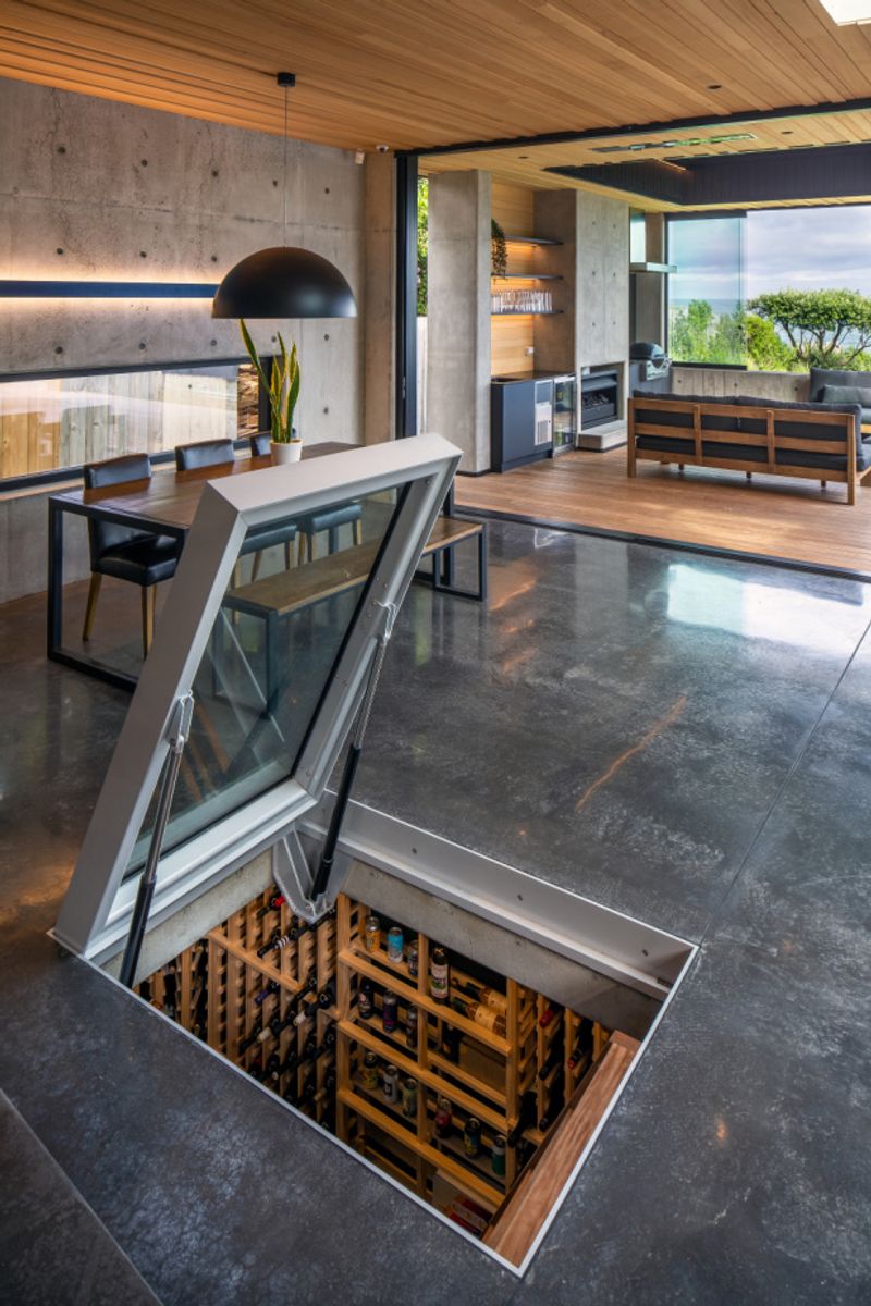 Floor Hatch Wine Cellar