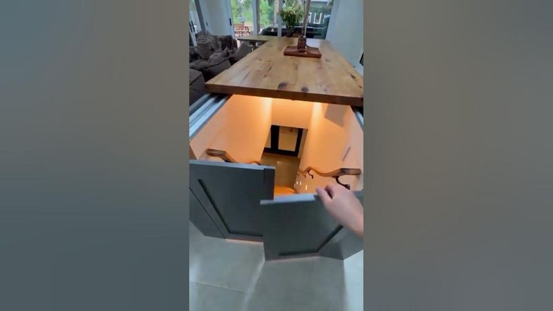 The Kitchen Island Hideaway