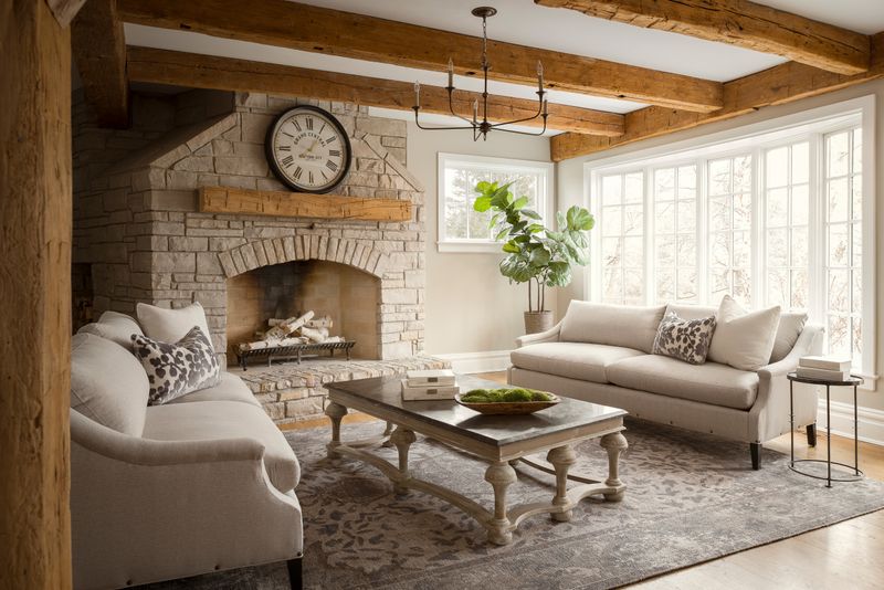 Weathered Wooden Beams