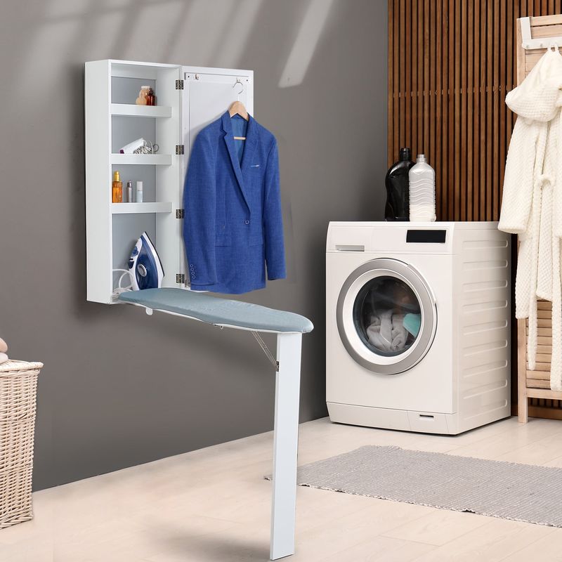 Fold-Away Ironing Station