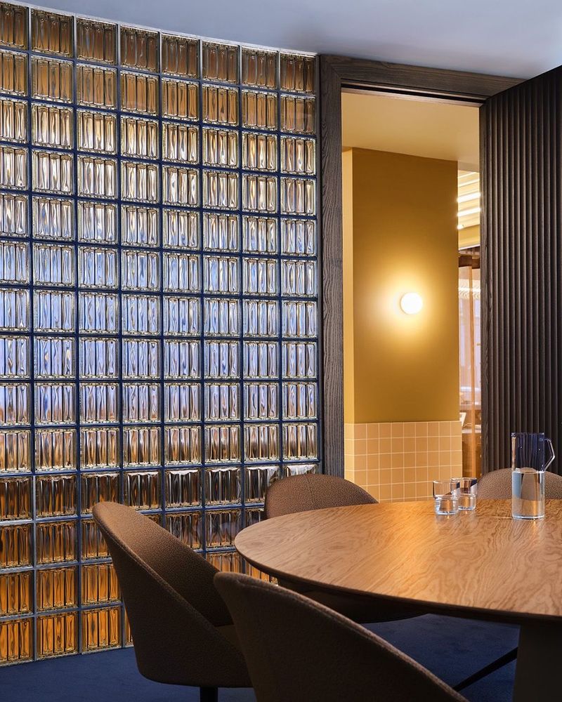 Glass Block Feature Walls