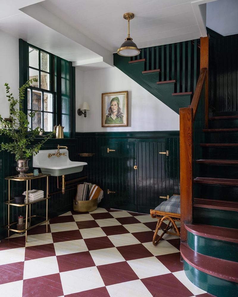 Checkerboard Floors Comeback