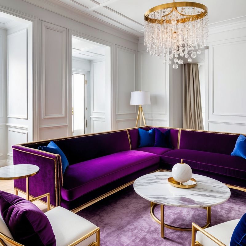 Jewel Tone Velvet Upholstery