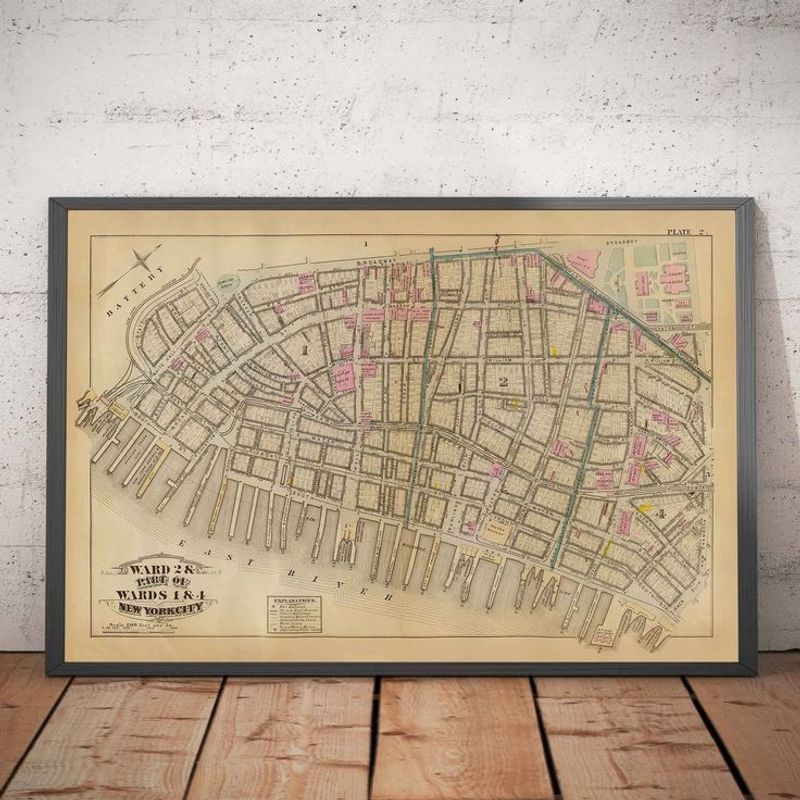 Vintage Map Collage