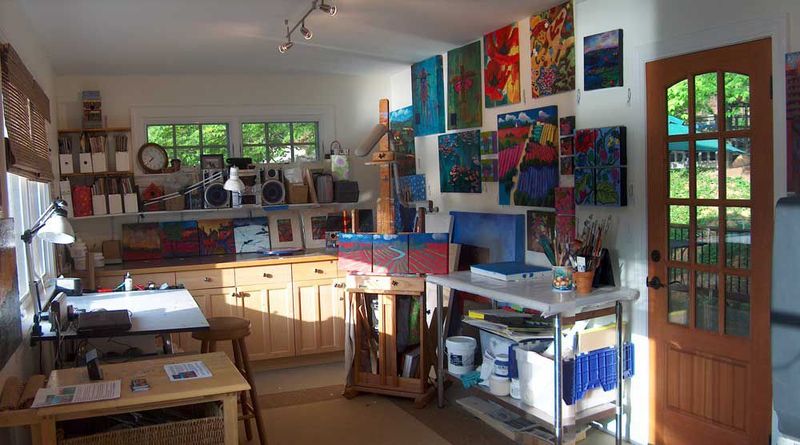 Art Studio Flooded with Inspiration