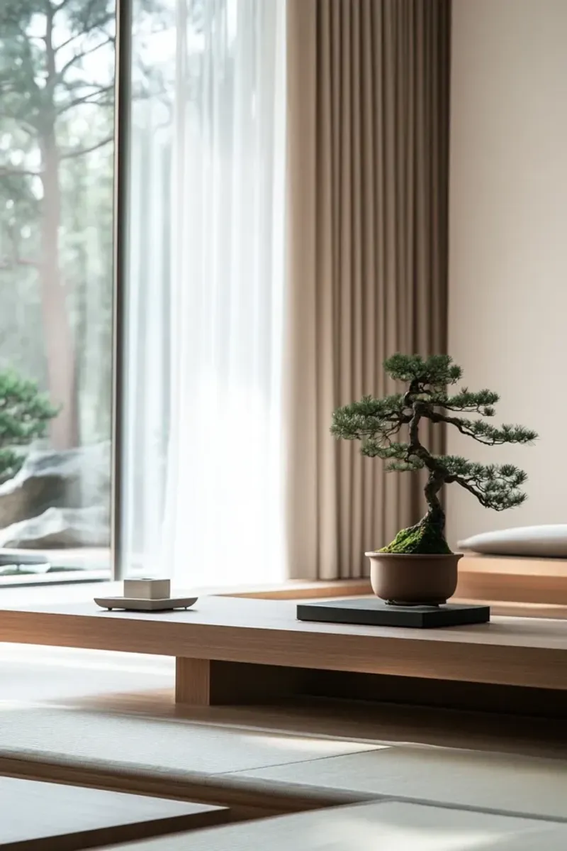 Modern Minimalist Zen Den