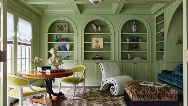 Painted Built-Ins That Frame Collections