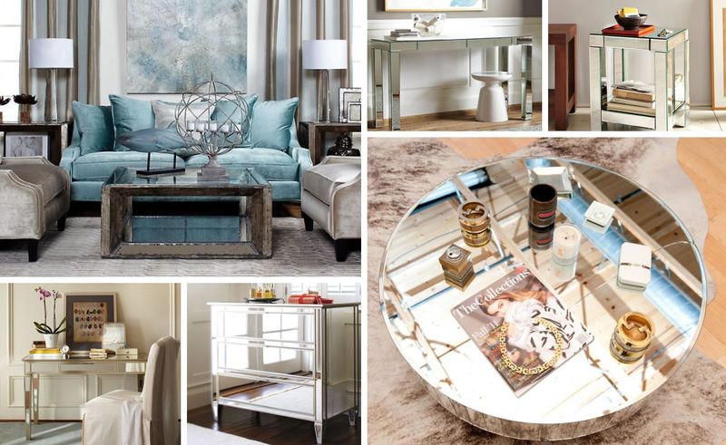 Mirrored Furniture Pieces