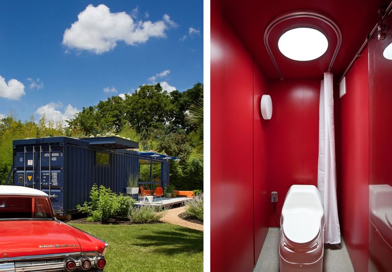 Texas' Crimson Guest Cottage