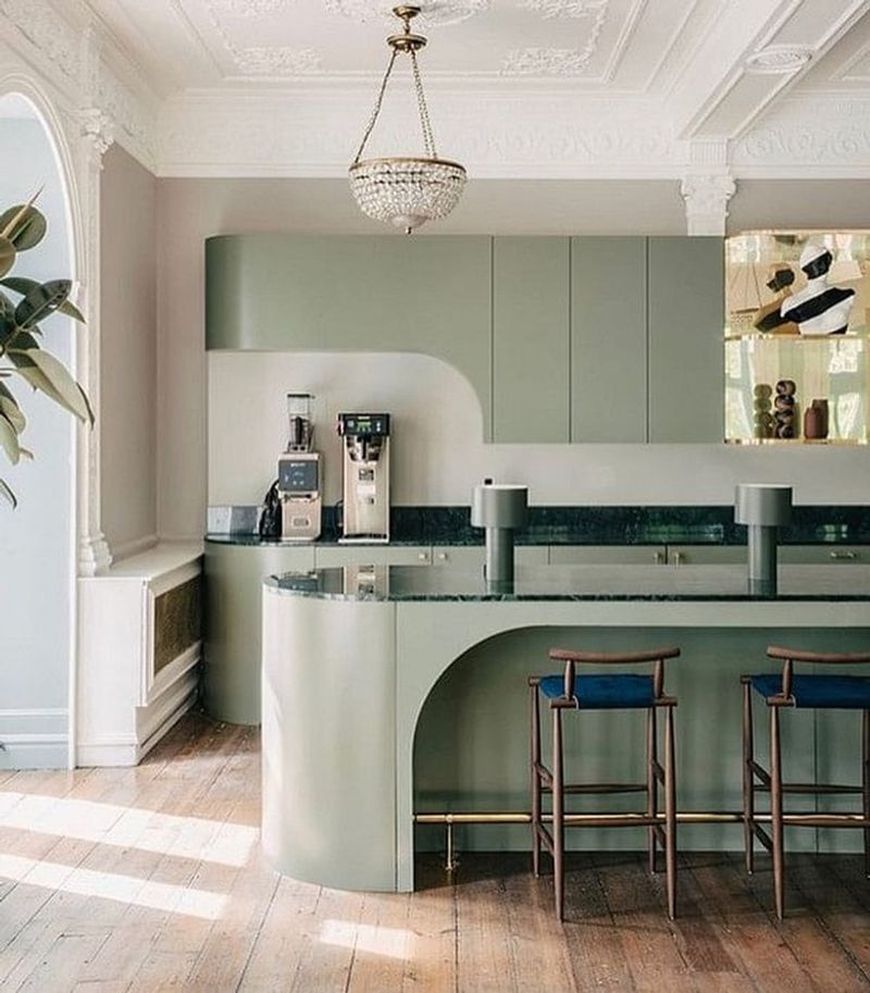 Kitchen Island That Anchors The Space