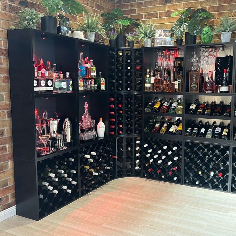 Corner Wine Rack