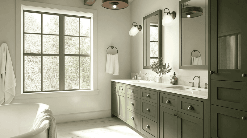 Bathroom Vanity With Vintage Charm