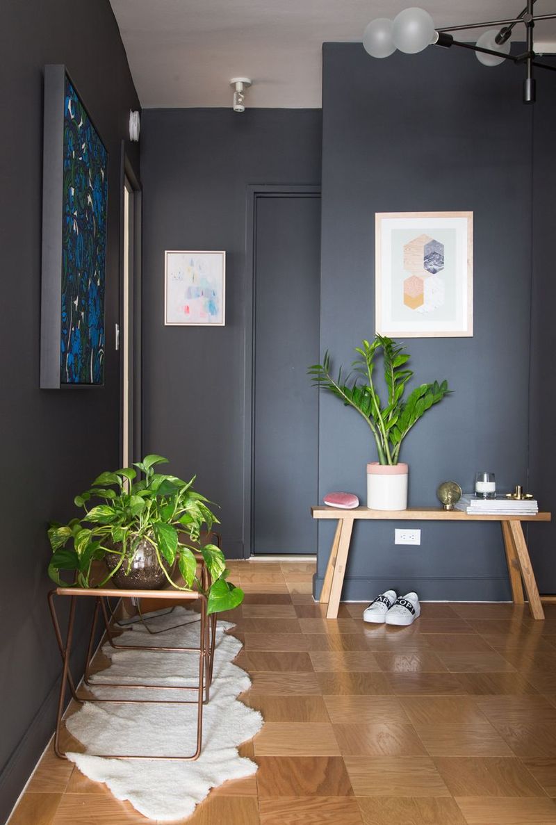 Cluttered entryway