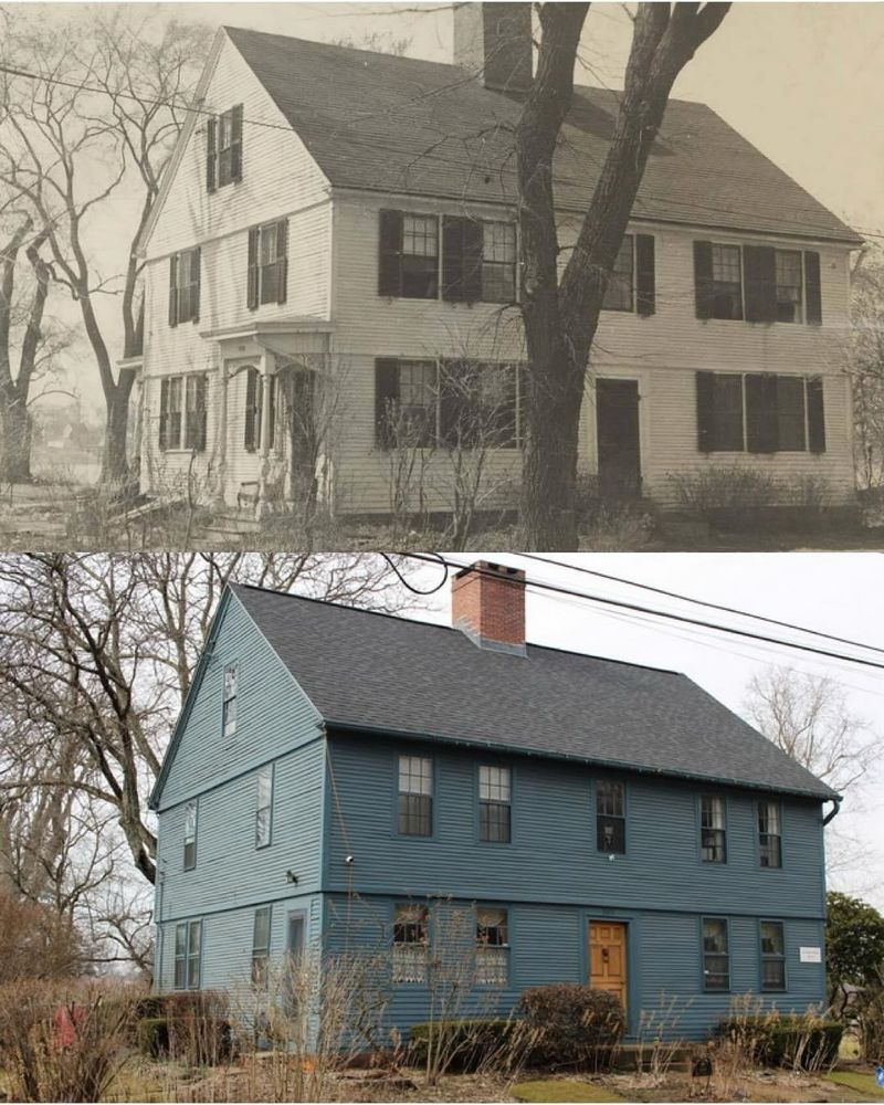Colonial Farmhouse, 1770s – New England Simplicity in Timber and Stone