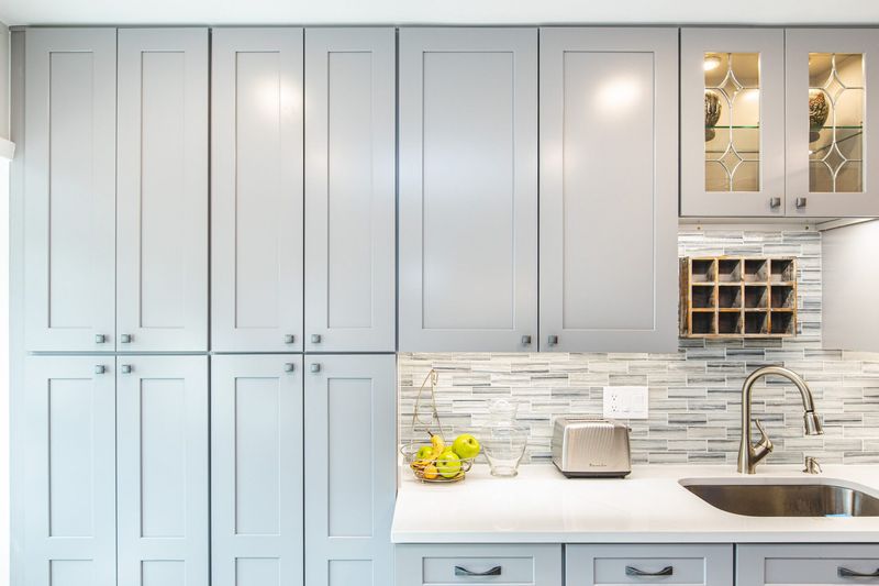 Shaker-style cabinets