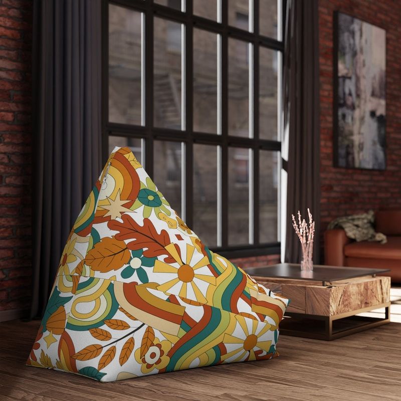 1970s Shag Carpeting and Bean Bag Chairs