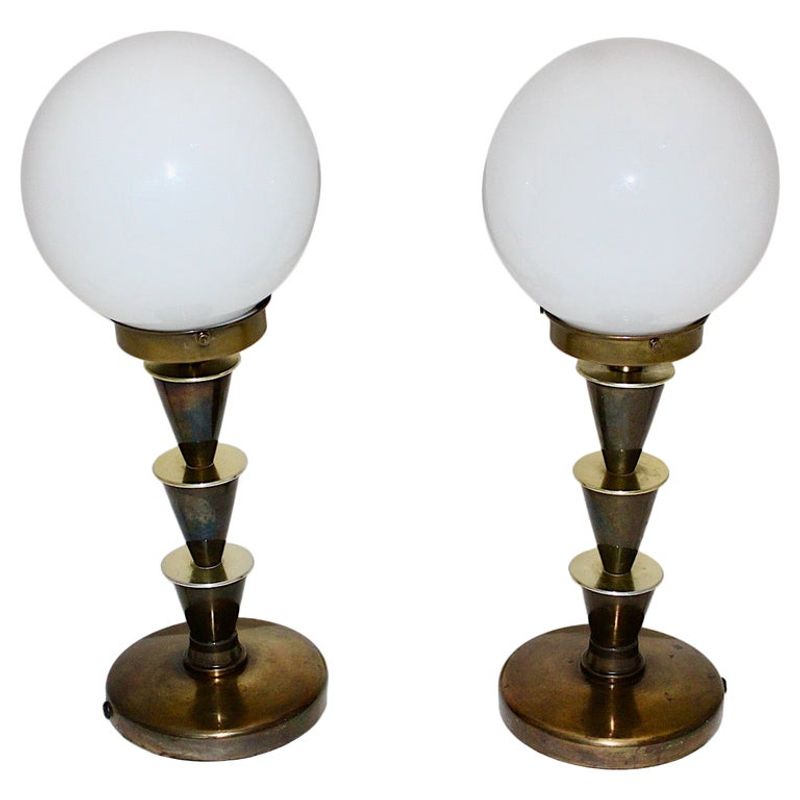 1930s Art Deco Mirrors and Lamps