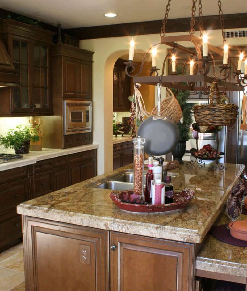 90s Tuscan-Inspired Kitchen, 1996 – Faux Finishes and Roosters Galore