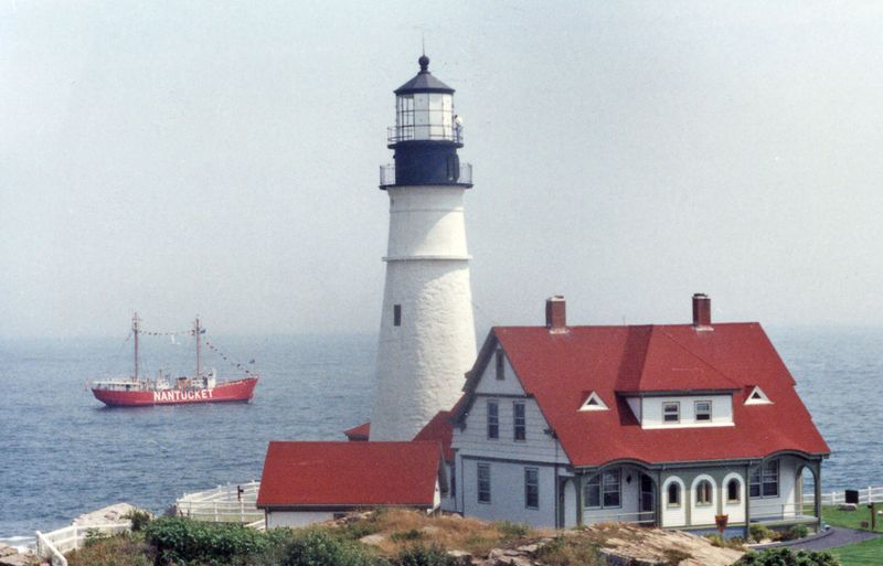 Coastal Maine Lighthouse Keeper's House