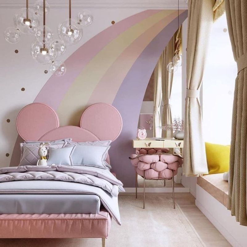 Soft Pastel Color Palette with Gold Accents