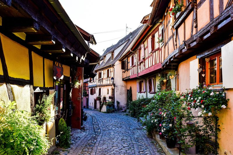 Half‑timbered house in Eguisheim, France