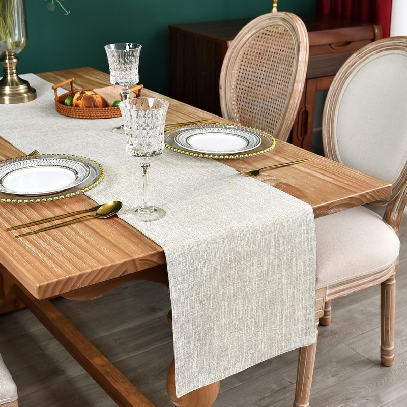 Add a bright table runner