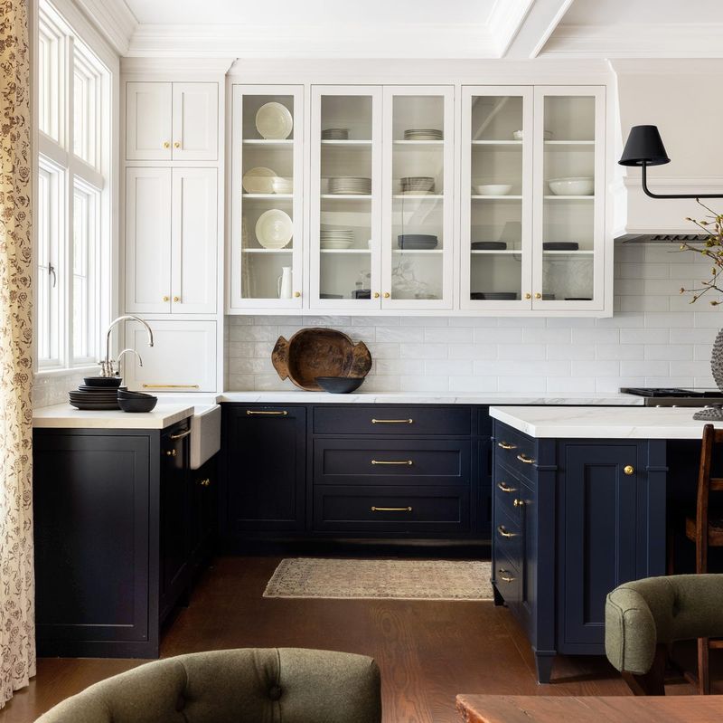 Two-tone cabinets