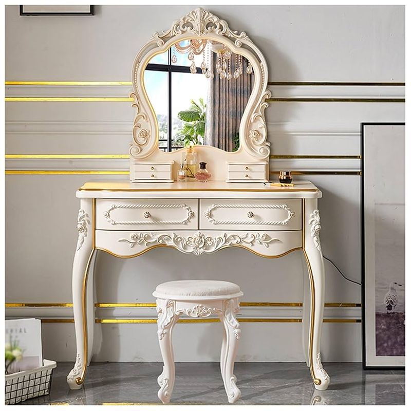 Vintage-Inspired Vanity Table