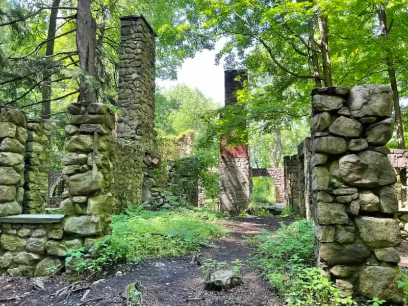Cornish Estate: New York's Forest-Claimed Manor