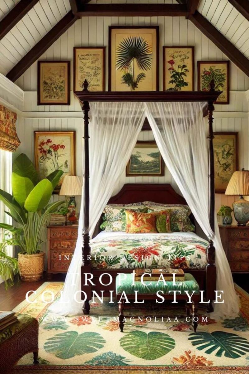 Colonial Influence Exotic Retreat