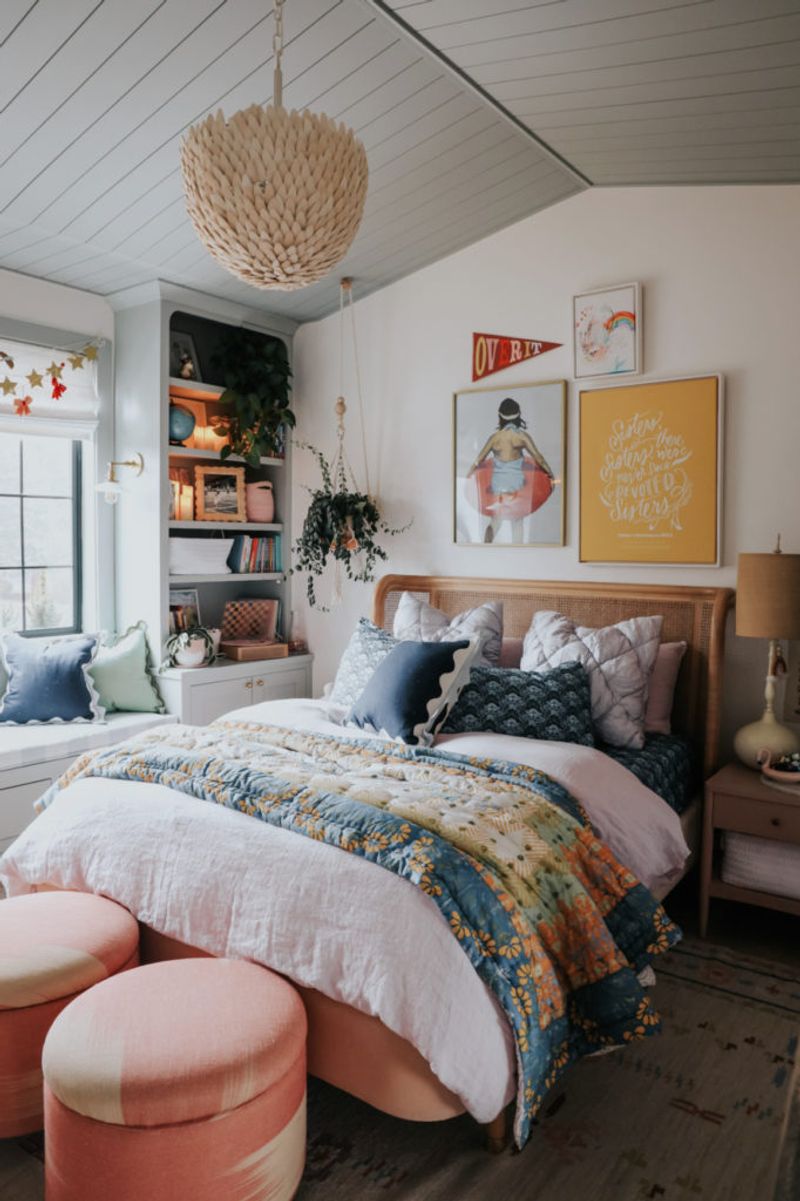 Layered Bedding with Mix-and-Match Prints