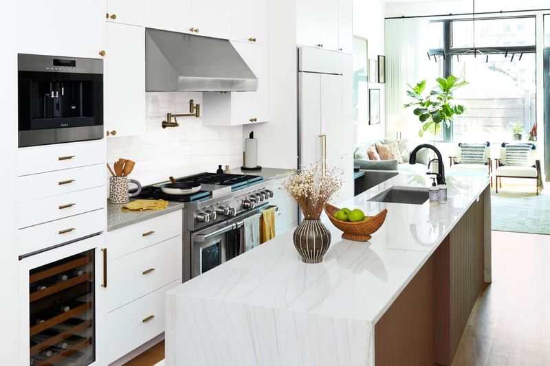 Declutter countertops and surfaces