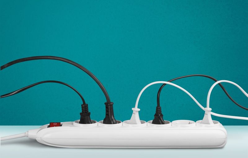 Overloaded electrical outlets