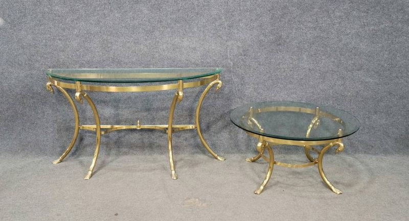 Etched Glass Tables