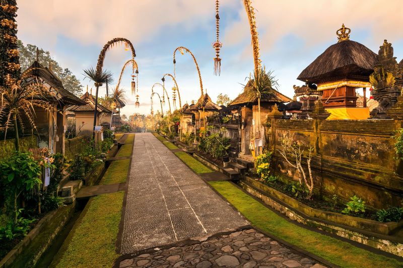 Thatched hut in Penglipuran, Bali, Indonesia